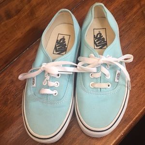 Light blue vans